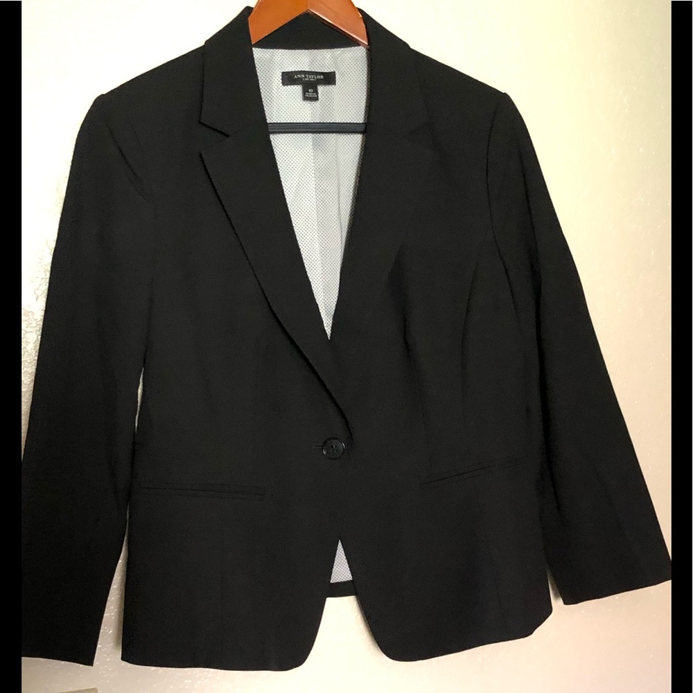 Ann Taylor black suit jacket